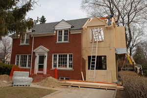 two story home addition